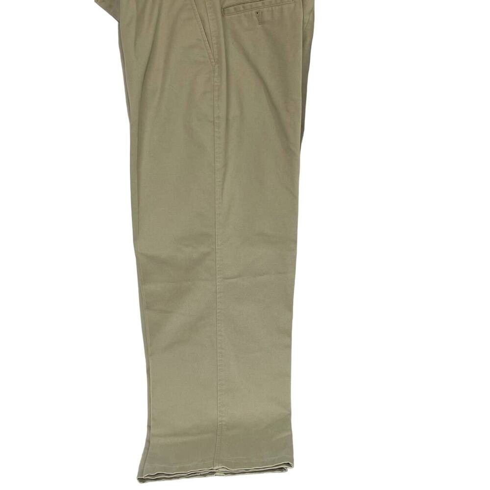 Farah Men's Tan Pants 36 x 30 Flat Front Classic Fit 12" Rise Neutral Trousers